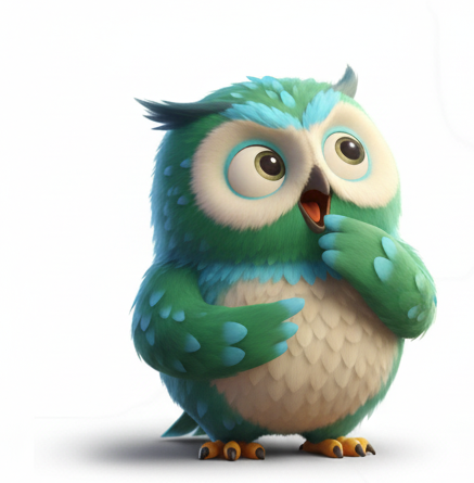 Owly Buo sorprendido